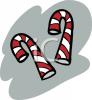 Candy Cane Clip Art Image