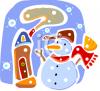 Snowman Clip Art Image
