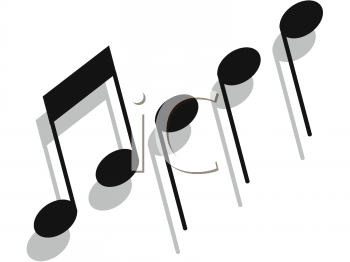 Music Notes Clip Art Image