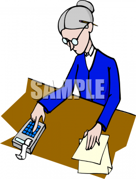 Accountant Clip Art Image