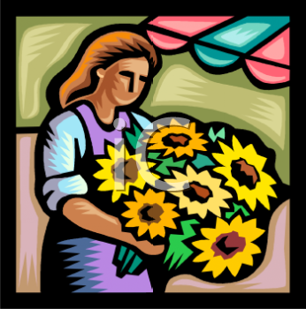 Florist Clip Art Image