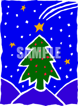 Christmas Tree Clip Art Image