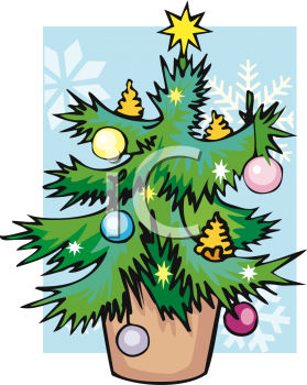 Christmas Tree Clip Art Image