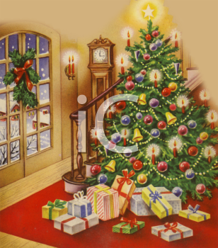 Christmas Tree Clip Art Image