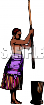 Ethnic People Clip Art Image