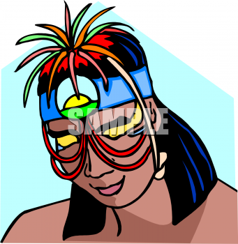 Ethnic People Clip Art Image